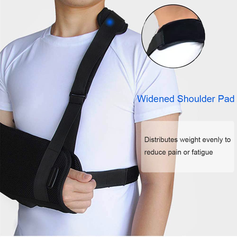 TODDOBRA TODDOBRA Arm Sling Shoulder Immobilizer Lightweight Support for Shoulder Elbow Wrist Injury Men Women Size M Left Right Arm - View 3 of 7