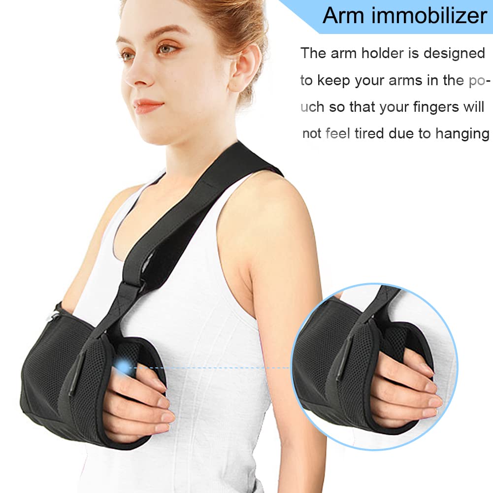 TODDOBRA TODDOBRA Arm Sling Shoulder Immobilizer Lightweight Support for Shoulder Elbow Wrist Injury Men Women Size M Left Right Arm - View 4 of 7