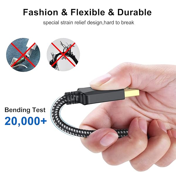 UV-CABLE 20-Pack DisplayPort to HDMI Adapter 4K - Male to Female Cable for Computer, Monitor, TV & Projector - View 7 of 10