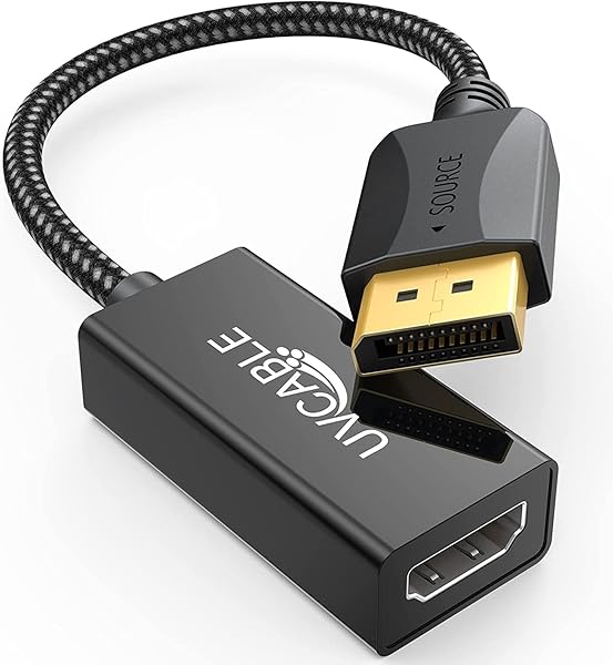 UV-CABLE 20-Pack DisplayPort to HDMI Adapter 4K - Male to Female Cable for Computer, Monitor, TV & Projector - View 9 of 10