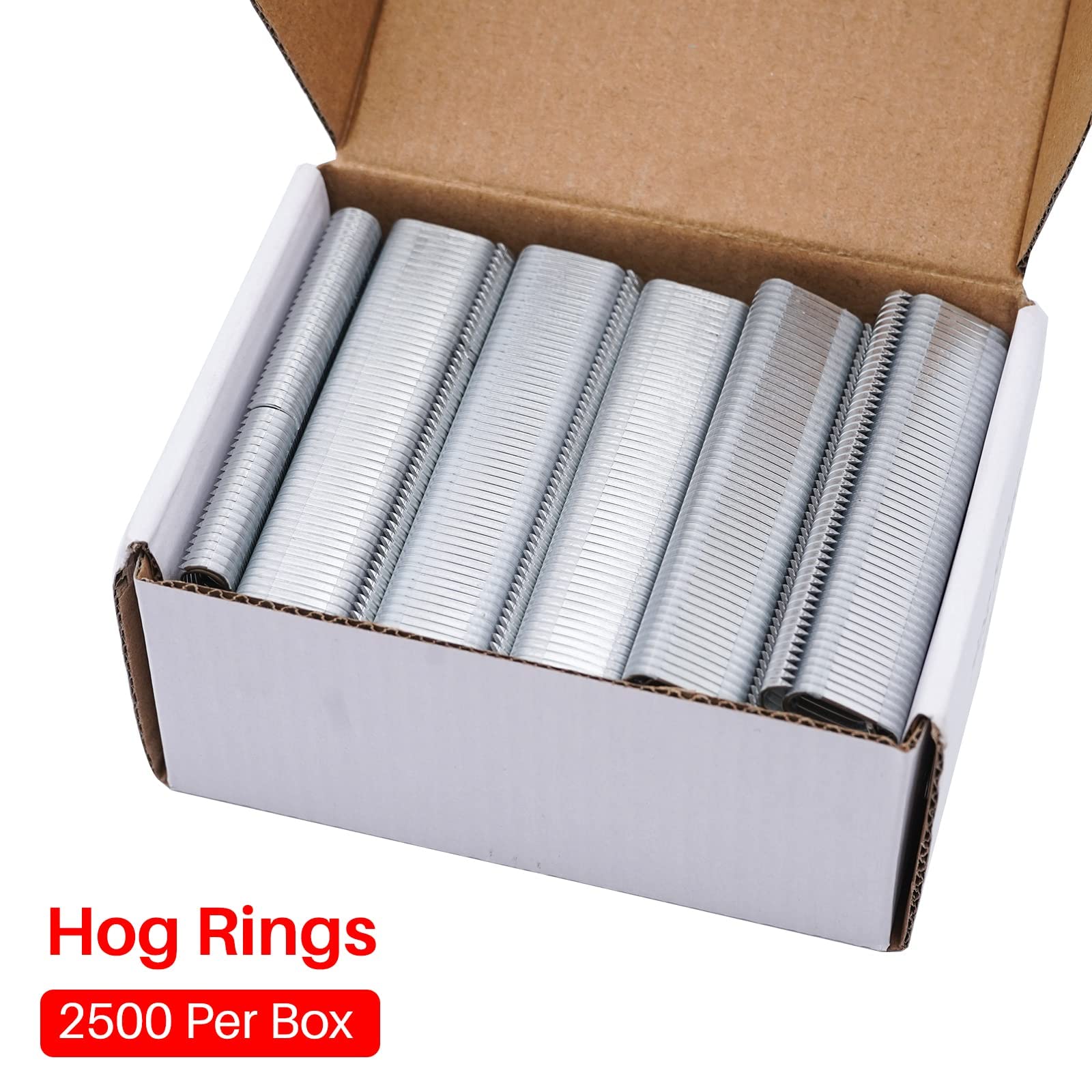 LIUCOGXI Hog Ring Pliers Kit 2500pcs Nail Spring Loaded C7 Gun Manual Fastening Clamp Tool for Cage Seal Bag Car Cushion - View 5 of 9
