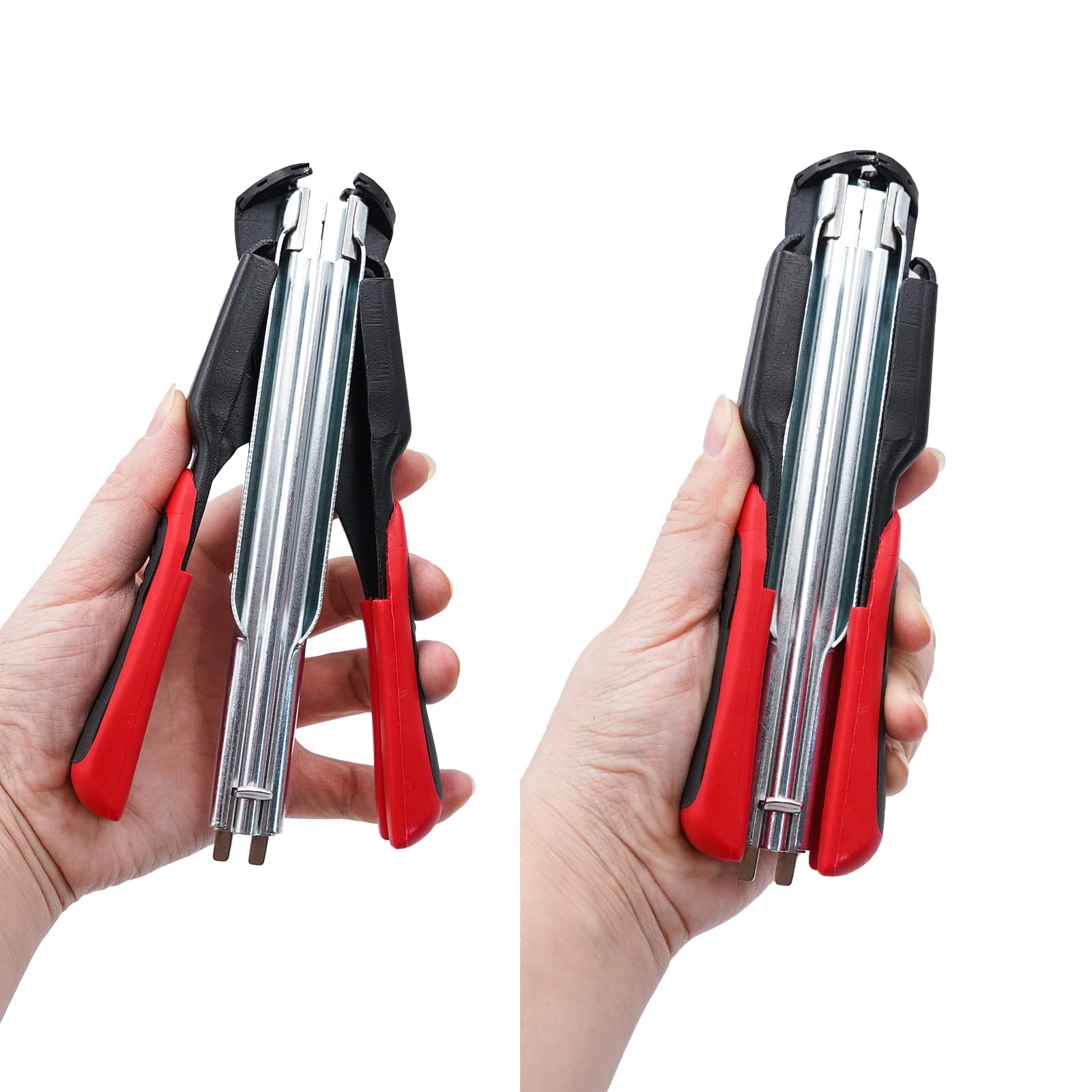 LIUCOGXI Hog Ring Pliers Kit 2500pcs Nail Spring Loaded C7 Gun Manual Fastening Clamp Tool for Cage Seal Bag Car Cushion - View 7 of 9