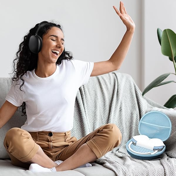 ProCase ProCase Hard Case for New AirPods Max, Travel Carrying Headphone Case with Silicone Earpad Cover &amp; Mesh Pocket, AirPods Max Protective Portable Storage Bag -Navy - View 7 of 7