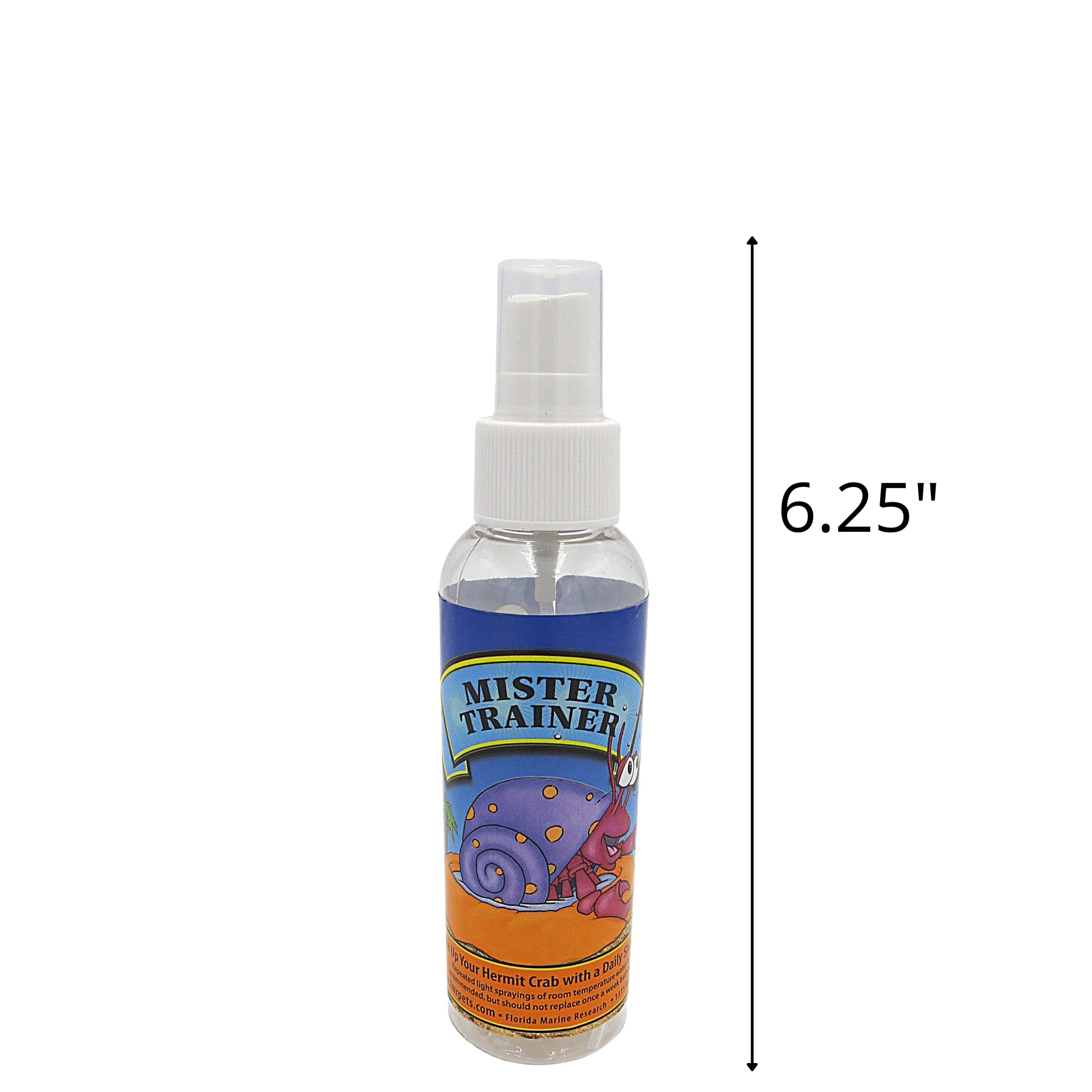 Needzo Needzo Hermit Crab Misting Spray Bottle Pack of 3 for Cages Terrariums Water Bottles for Crabs Reptiles and Amphibians 6.5 Inches - View 5 of 6
