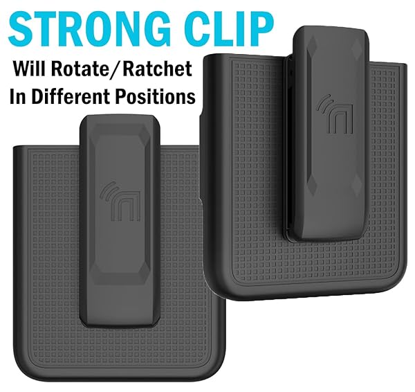 Nakedcellphone Galaxy Z Flip 3 5G Case with Clip & Holster - Slim Hard Shell Cover in Outdoor Camouflage for Samsung Z Flip3 (2021) - View 5 of 11