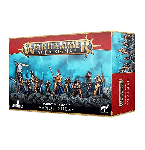 Games Workshop Games Workshop Age of Sigmar Stormcast Eternals Vanquishers Miniatures for Tabletop Gaming