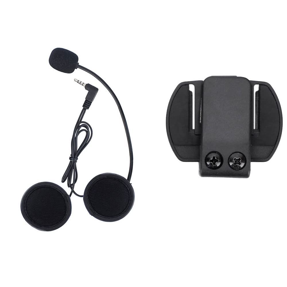 Maxquall Maxquall V6 V4 Microphone Earphone Clip Accessory for Motorcycle Bluetooth Intercom Helmet Headset - View 2 of 3