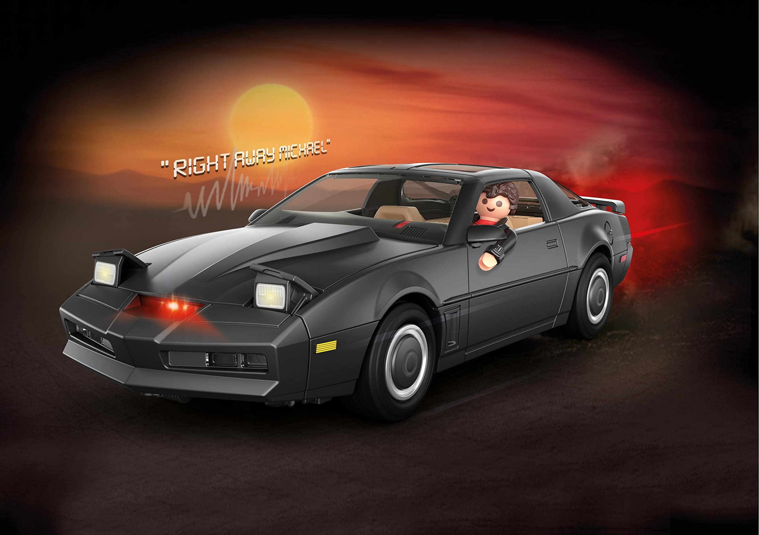 Playmobil PLAYMOBIL Knight Rider K.I.T.T Action Figure for Kids Fun and Adventure - View 2 of 9