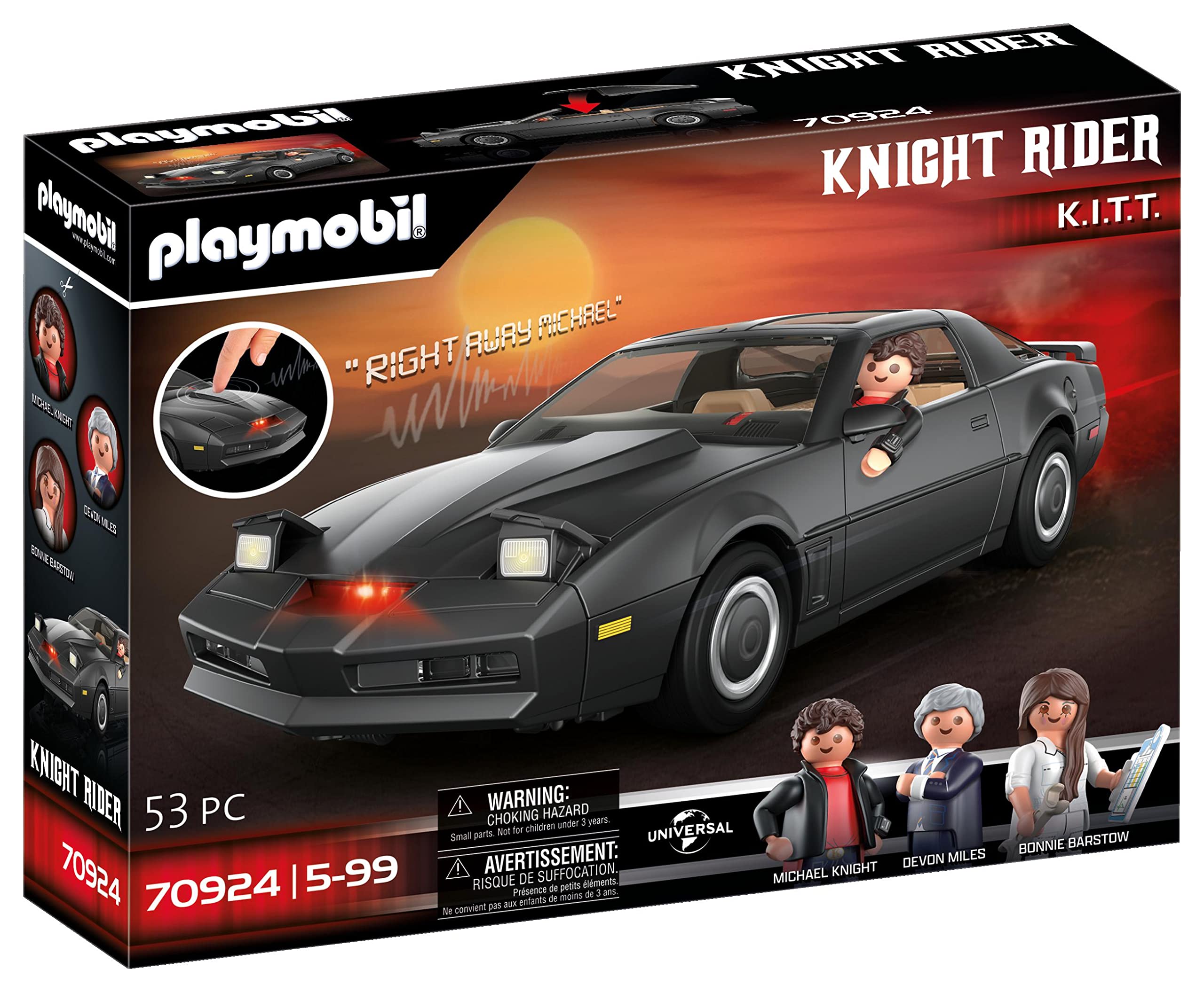 Playmobil PLAYMOBIL Knight Rider K.I.T.T Action Figure for Kids Fun and Adventure