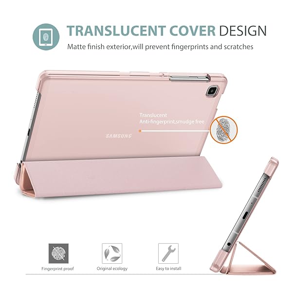 ProCase ProCase Slim Hard Back Cover for Samsung Galaxy Tab A7 Lite 8.7 Inch 2021 Model SM-T220 T225 T227 Rose Gold Protective Case - View 7 of 9