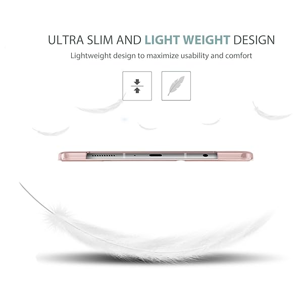 ProCase ProCase Slim Hard Back Cover for Samsung Galaxy Tab A7 Lite 8.7 Inch 2021 Model SM-T220 T225 T227 Rose Gold Protective Case - View 8 of 9