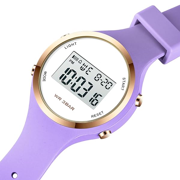 XCZAP XCZAP Purple Outdoor Sport Watch with Alarm Clock 5Bar Waterproof LED Digital Display - View 3 of 7