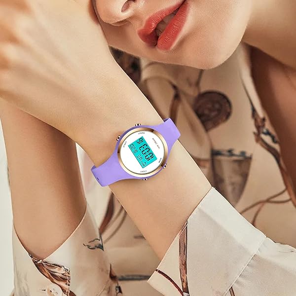 XCZAP XCZAP Purple Outdoor Sport Watch with Alarm Clock 5Bar Waterproof LED Digital Display - View 7 of 7