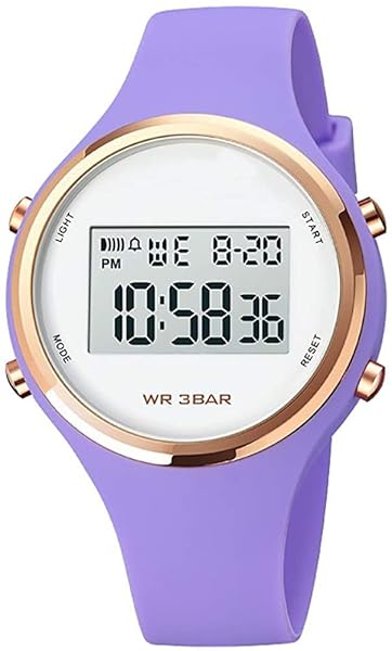 XCZAP XCZAP Purple Outdoor Sport Watch with Alarm Clock 5Bar Waterproof LED Digital Display