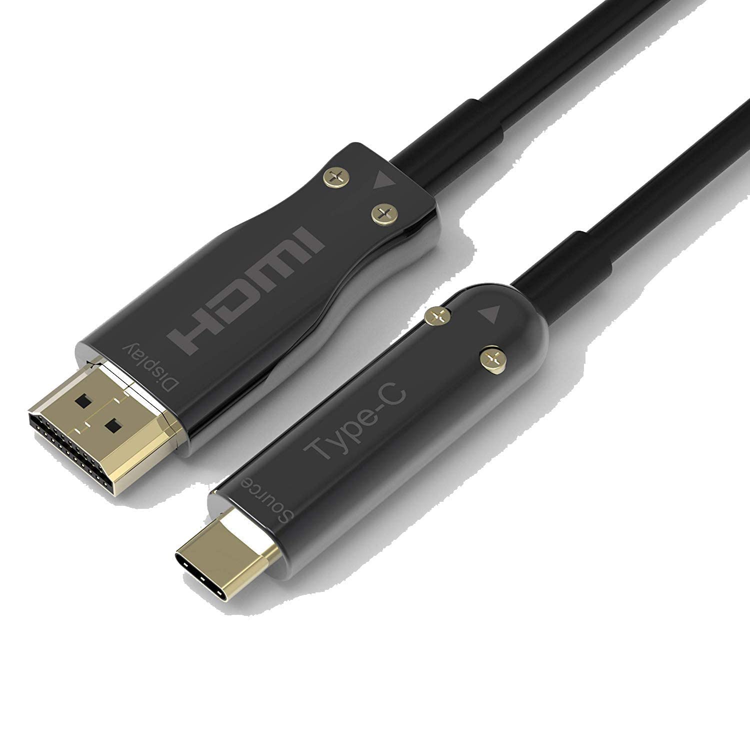 Pacroban Fiber Optic USB Type-C to HDMI Cable 4K 60Hz Thunderbolt 3 Compatible Long 50 Feet