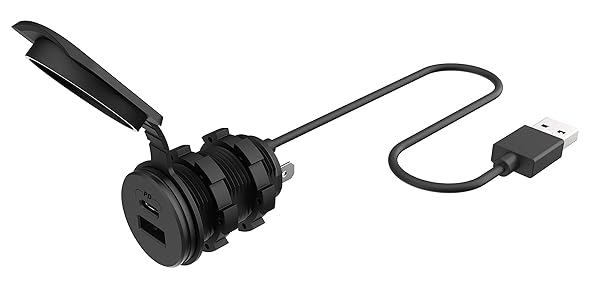 Scosche Scosche CPPDRLK-SP 27W USB PD Car Charger: Fast Charge for Apple CarPlay & Android Auto with USB-A Adapter