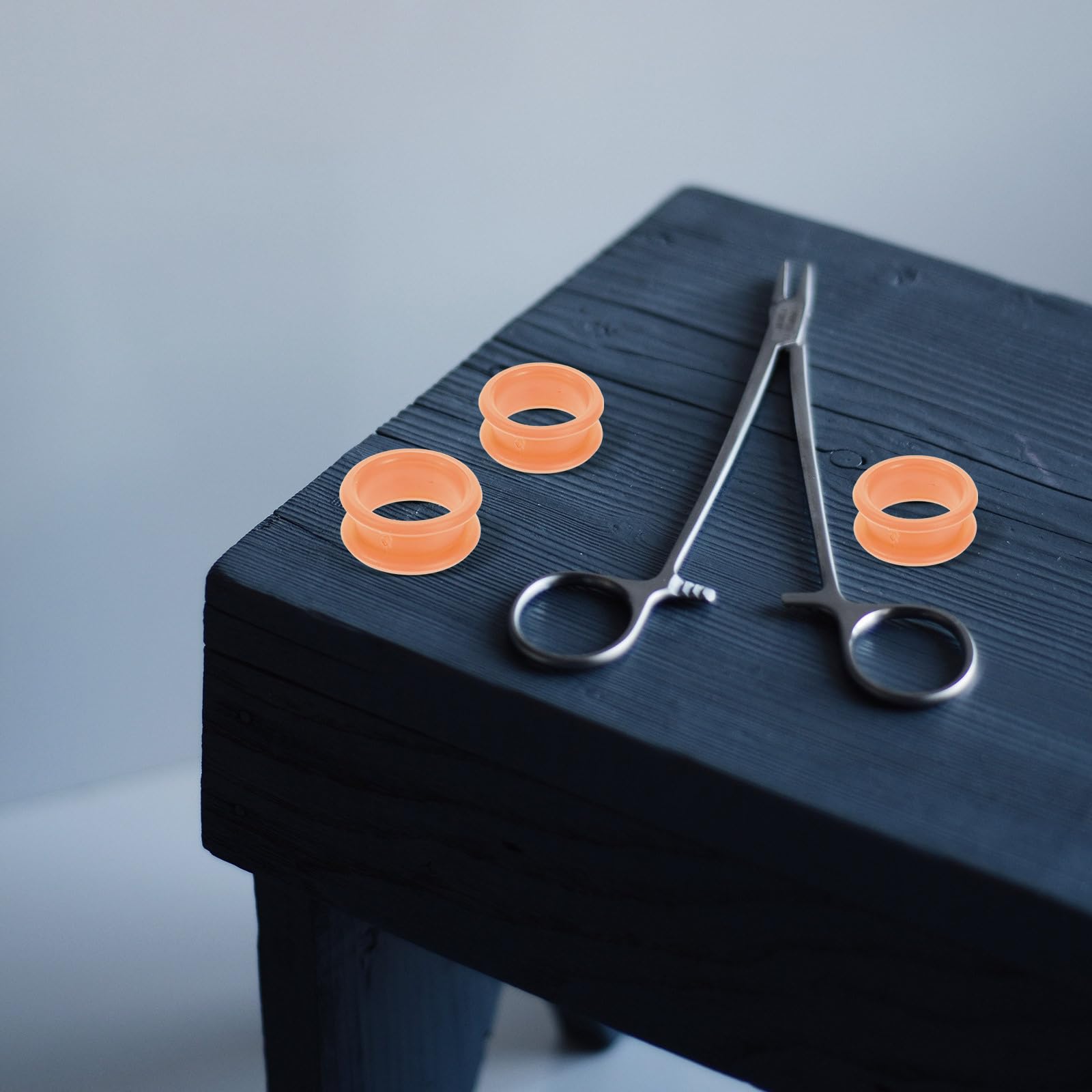 STOBOK Soft Silicone Scissors Finger Ring Inserts 6pcs Grooming Shears Thumb Protectors for Hair Cutting Barber Accessories - View 8 of 9