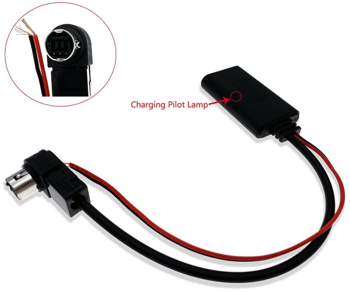 colorparts2016 Colorparts2016 Bluetooth Streaming Media Module Aux Cable Input Adapter for Alpine KCA121B CDA9857R CDA9856 CDA9886 CDA9807 CDA9805 IVA-D900 - View 3 of 9