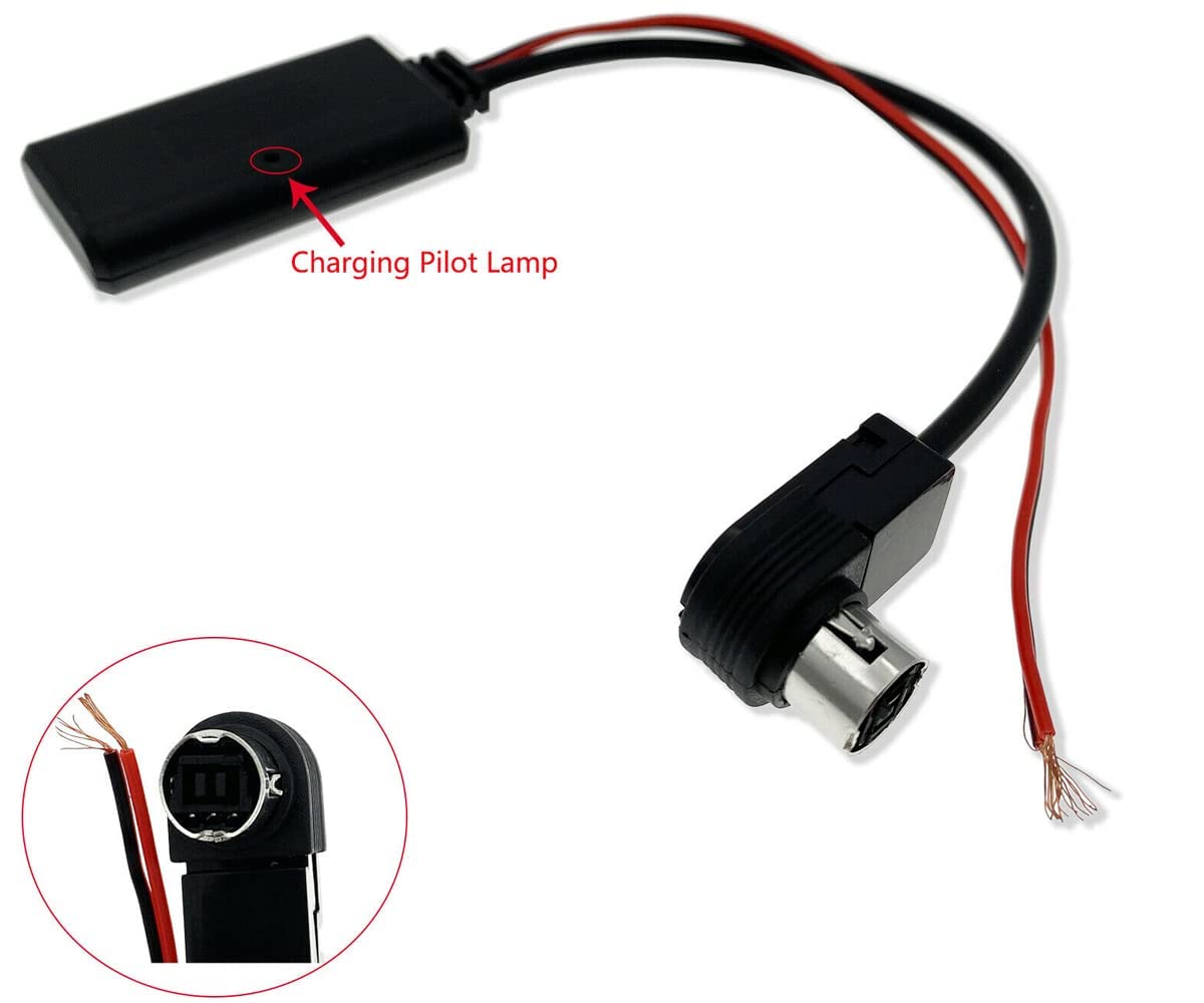 colorparts2016 Colorparts2016 Bluetooth Streaming Media Module Aux Cable Input Adapter for Alpine KCA121B CDA9857R CDA9856 CDA9886 CDA9807 CDA9805 IVA-D900 - View 4 of 9