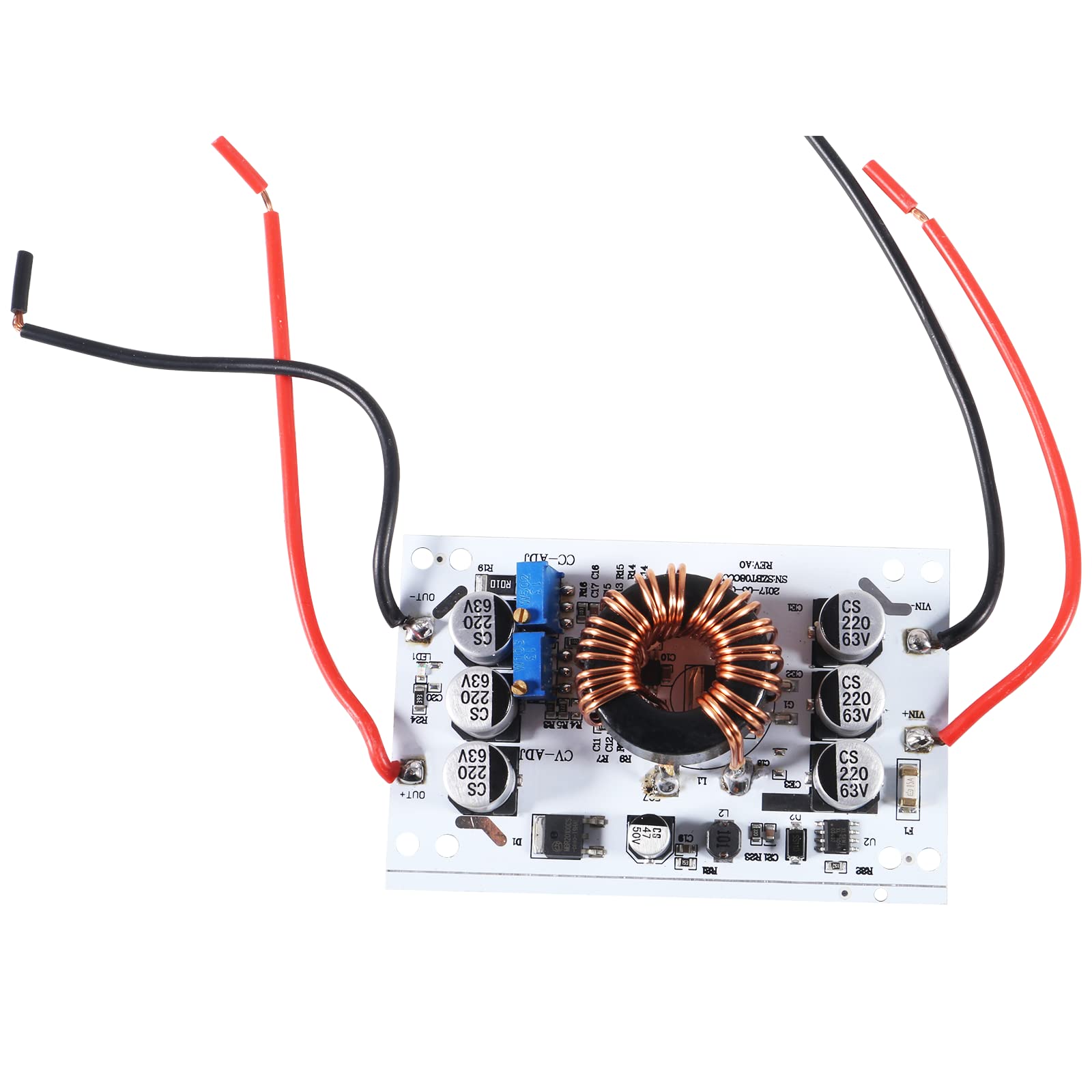 Aobao Aobao 3pcs 600W Boost Converter DC-DC Adjustable Step-up Power Supply Module 10V-60V to 12-60V 10A Constant Voltage Current - View 7 of 7