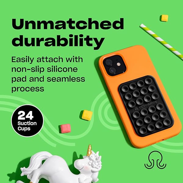 OCTOBUDDY OctoBuddy Silicone Suction Phone Case - Hands-Free Mount for iPhone & Android - Strong Grip for Selfies & Videos - Darth Vader Design - View 5 of 8