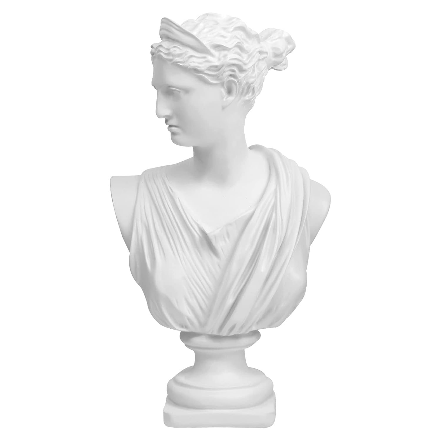 Norrclp Norrclp 12.5in Greek Statue of Diana Classic Roman Bust Sculpture for Home Decor