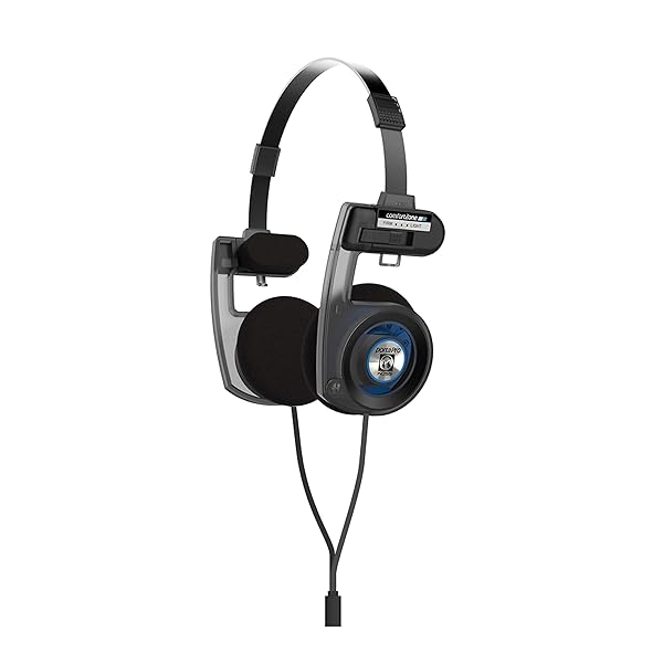 Koss Buy Koss Porta Pro Utility On-Ear Headphones - Detachable Cord, Collapsible Design, Stealth Grey - View 4 of 10