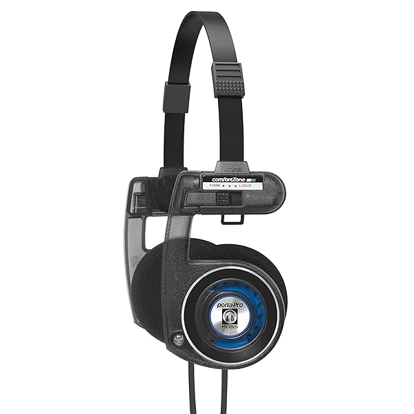 Koss Buy Koss Porta Pro Utility On-Ear Headphones - Detachable Cord, Collapsible Design, Stealth Grey - View 3 of 10