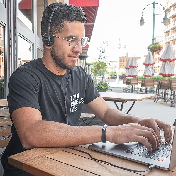 Koss Buy Koss KPH40 Utility On-Ear Headphones - Retro Style, Lightweight, Detachable Cord (Stealth Black) - View 9 of 10