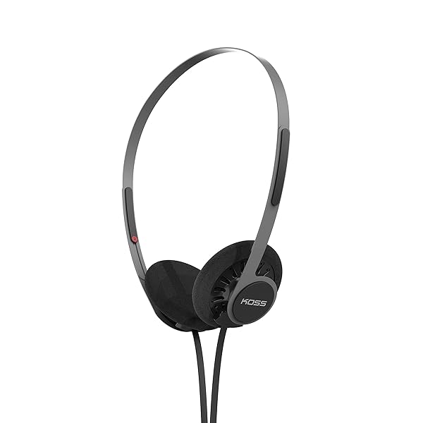 Koss Buy Koss KPH40 Utility On-Ear Headphones - Retro Style, Lightweight, Detachable Cord (Stealth Black) - View 2 of 10