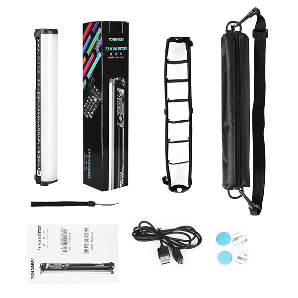 YONGNUO YONGNUO YN30SOFT LED Wand Light Stick: RGB Full Color, 2000K-10000K Adjustable Handheld Video Light - View 7 of 7