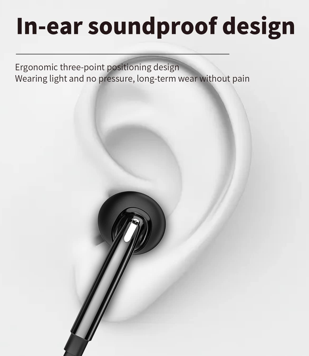 HOYULLI Headphone 3.5mm Jack Earbud with Microphone Wired Headset 2Pack for Gaming Laptop PC Chromebook Compatible with Samsung Galaxy - View 7 of 7