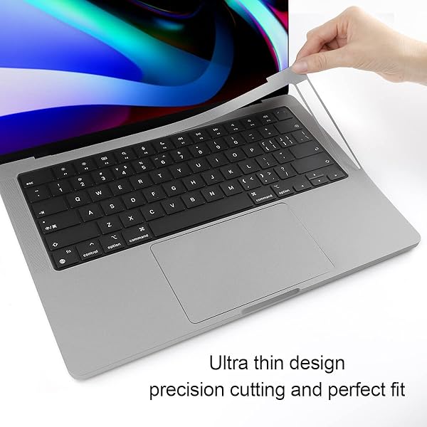 Batianda Batianda Palm Rest Cover Laptop Skin Protector for 2021 MacBook Pro 16 Inch Model A2485 M1 Pro M1 Max Full Body Palm Guard Space Grey - View 7 of 9