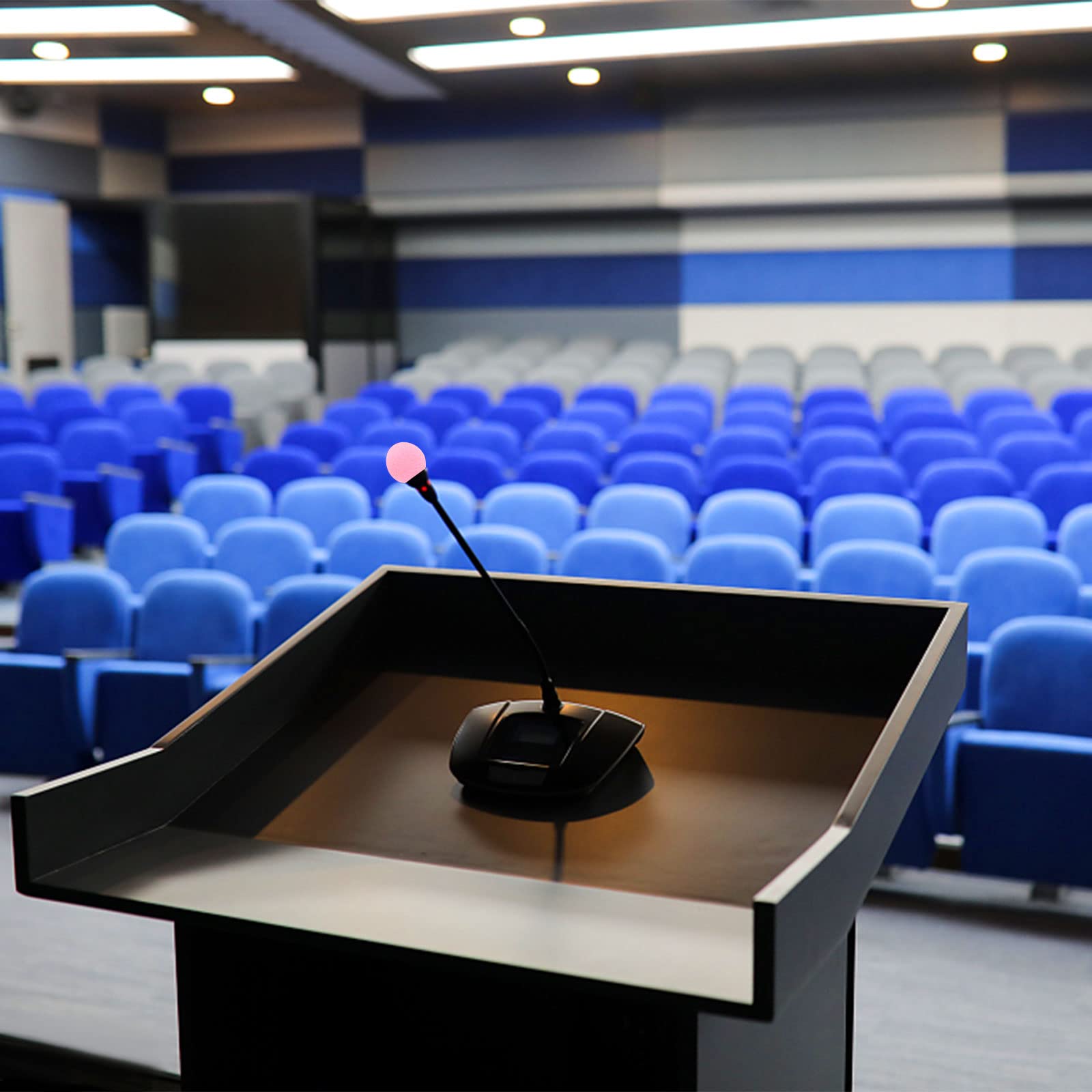 JiaUfmi JiaUfmi 50 Pack Pink Lapel Headset Microphone Windscreen Mini Foam Covers for Lavalier Microphones - View 5 of 8