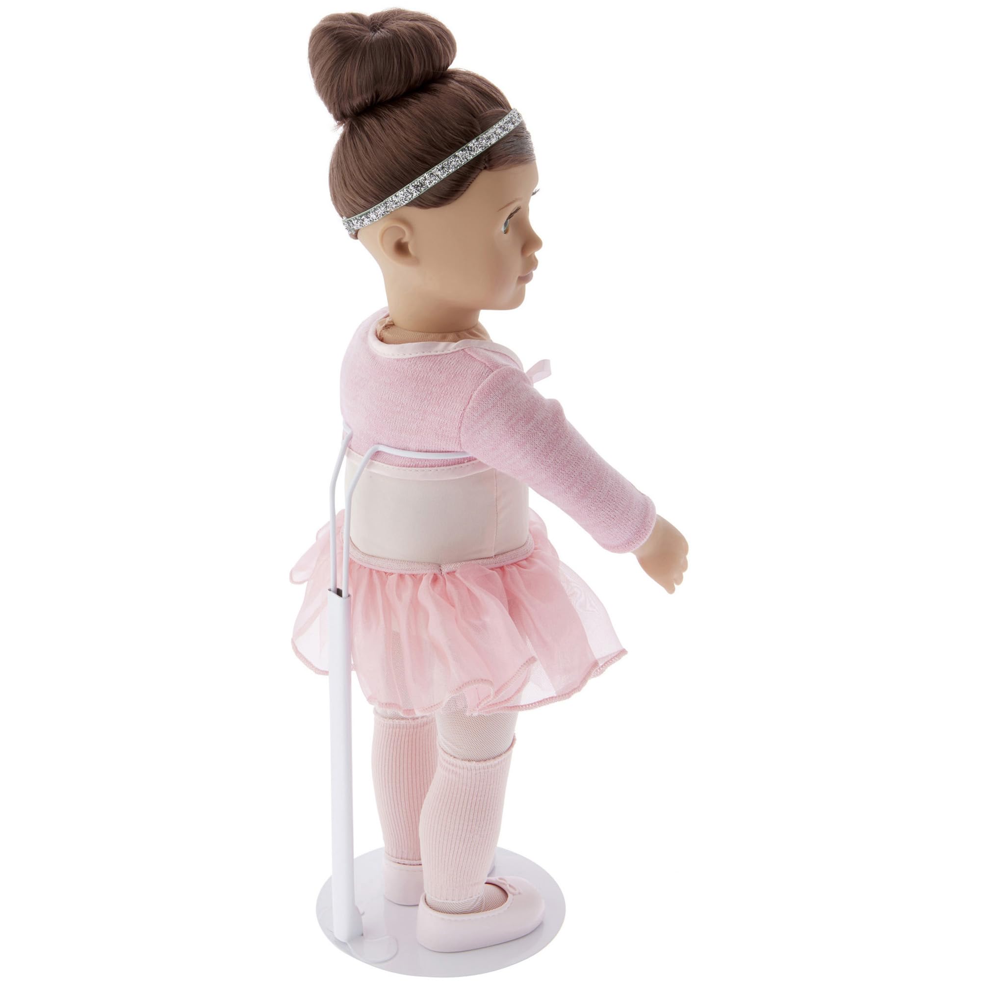 Plymor Plymor DSP-90W White Adjustable Doll Stand for 15 to 21 Inch Dolls Pack of 2 Ideal for Display and Storage - View 3 of 3