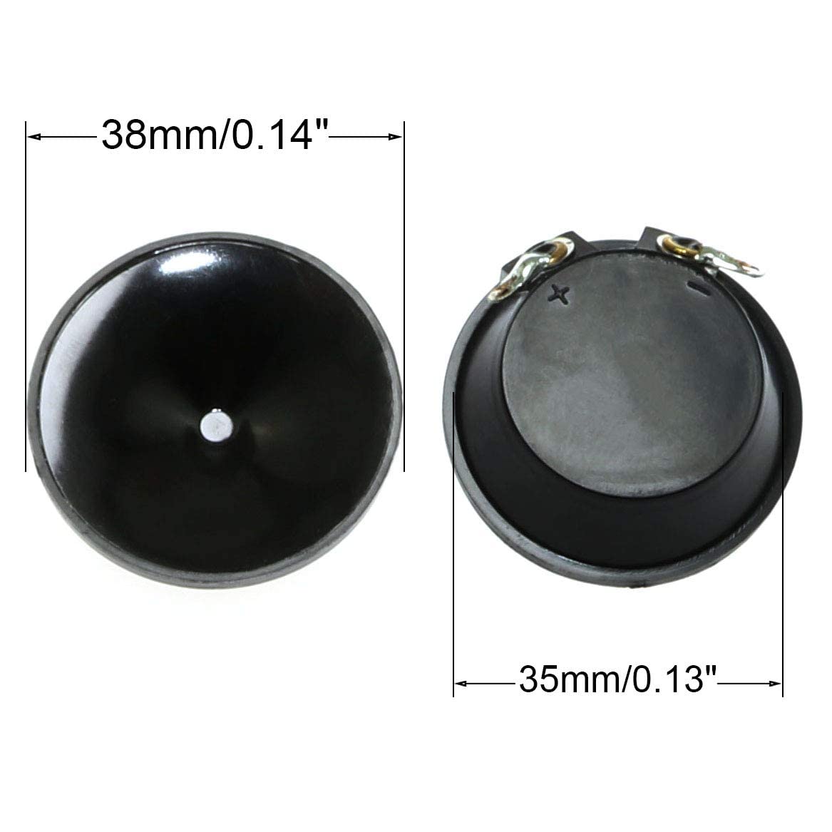 MEETOOT MEETOOT 2PCS Ultrasonic Speaker Piezo Loudspeaker Tweeter Horn for High Quality Sound - View 2 of 5