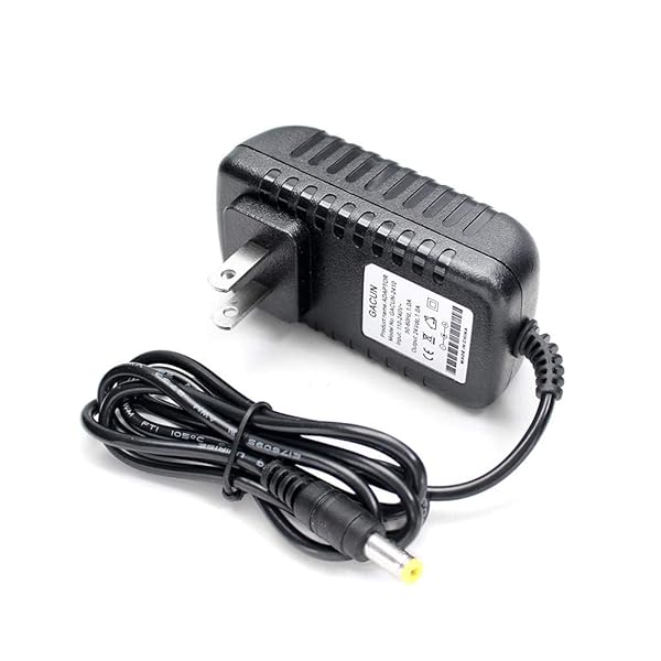 WOWOONE 24V 1A Power Supply Adapter - Durable AC to DC Charger for 100-240V, Compatible with 5.5x2.5mm/2.1mm Plugs - View 2 of 9