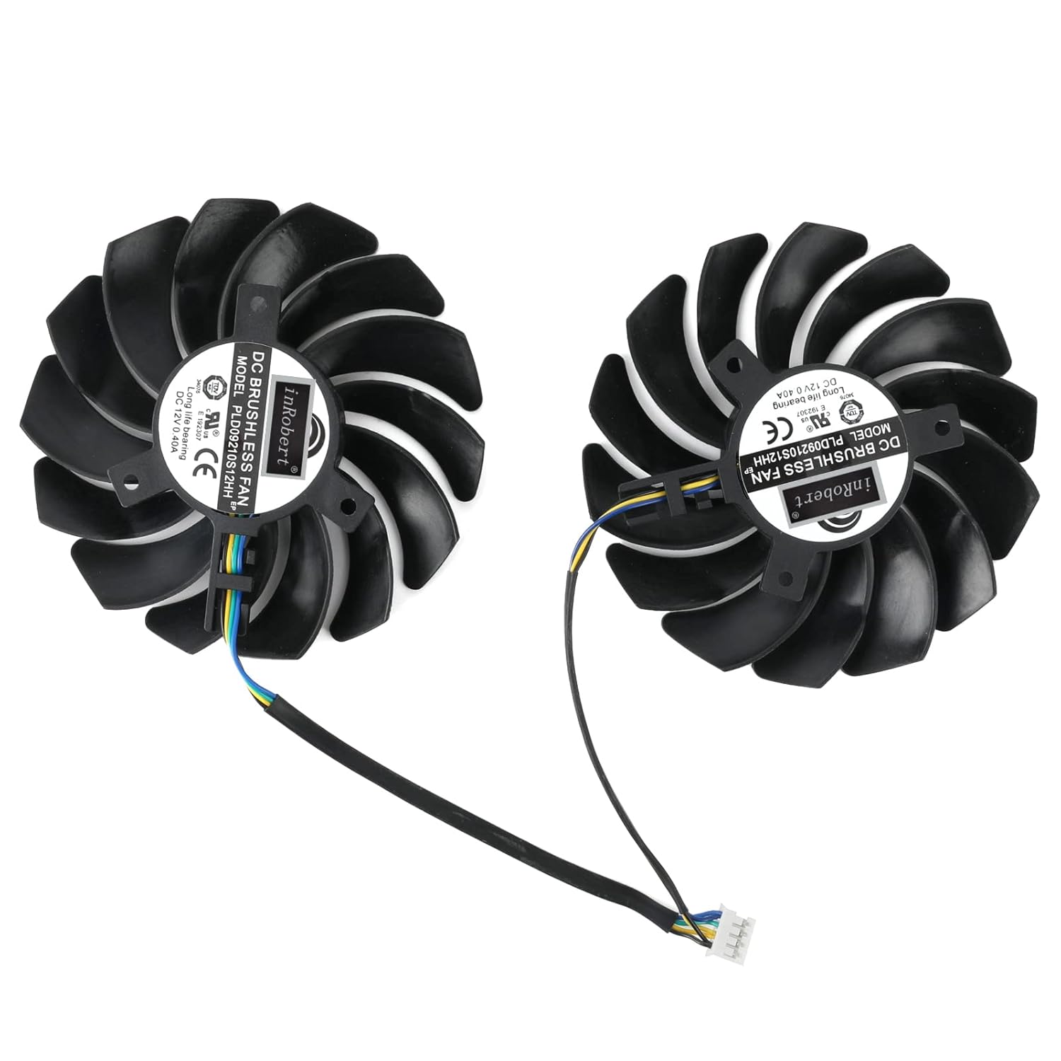 inRobert 87MM PLD09210S12HH GPU Fan for MSI GTX 1650 1660 Ti GTX1660S GTX1650S Graphics Card Replacement - View 3 of 3