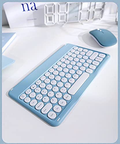 PboyiqiS PboyiqiS Keyboard Case for iPad 9th 8th 7th Generation with Mouse and Detachable Keyboard Mint Green - View 5 of 7