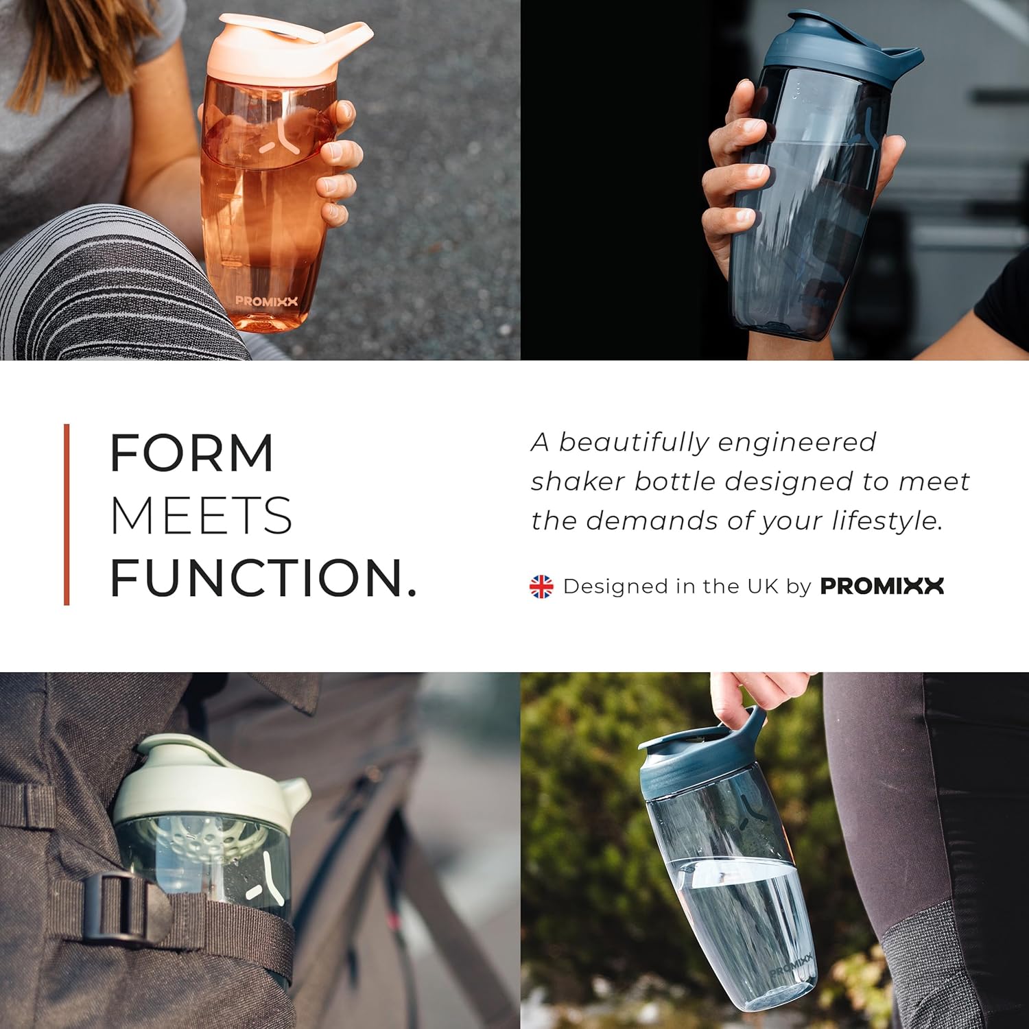 Promixx Promixx PURSUIT Protein Shaker Bottle Premium Sports Shaker for Easy Clean Durable Protein Mixes and Supplement Shakes - View 4 of 9