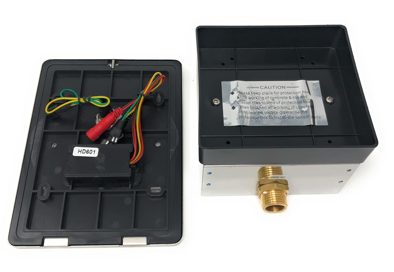 Cascada Showers Cascada Concealed Sensor Urinal Flush Valve with Push Button for Efficient Water Management - View 4 of 8