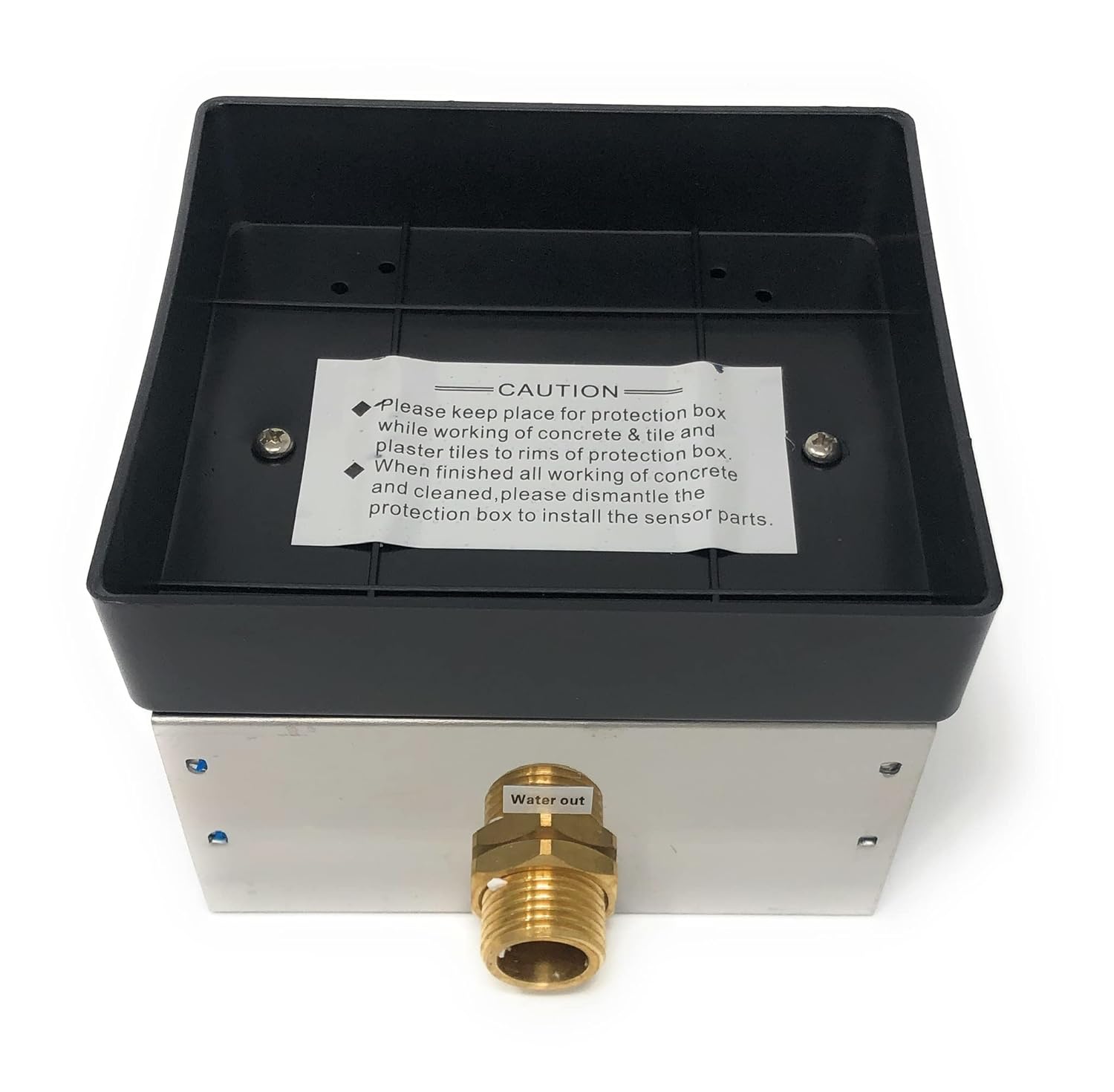 Cascada Showers Cascada Concealed Sensor Urinal Flush Valve with Push Button for Efficient Water Management - View 7 of 8