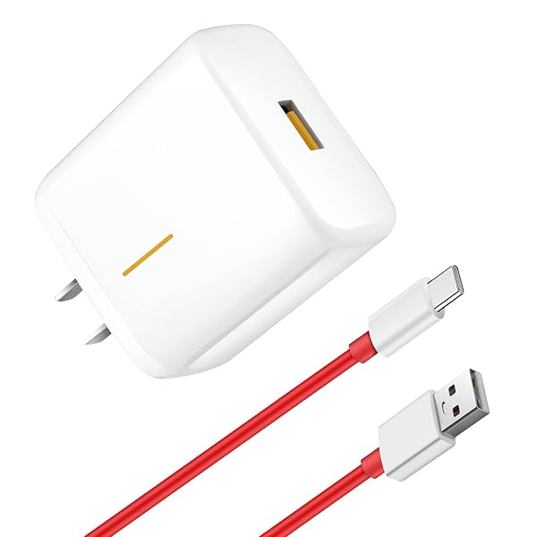 Kowokol Fast Charging: Warp Charger 65W for OnePlus 9R, 9RT, Nord 2, 8T - USB A to C Cable Included