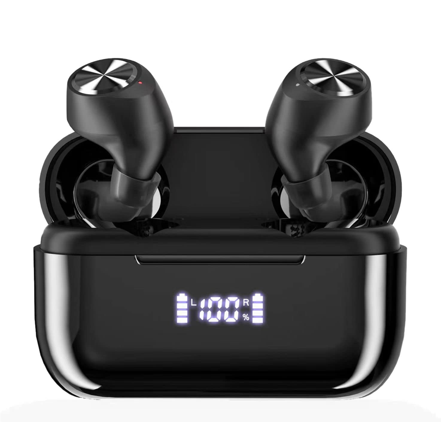 Aruind Aruind True Wireless Earbuds Bluetooth Headphones 160H Playtime IPX7 Waterproof Sports Earbuds with CVC 8.0 Noise Cancelling Deep Bass - View 8 of 8