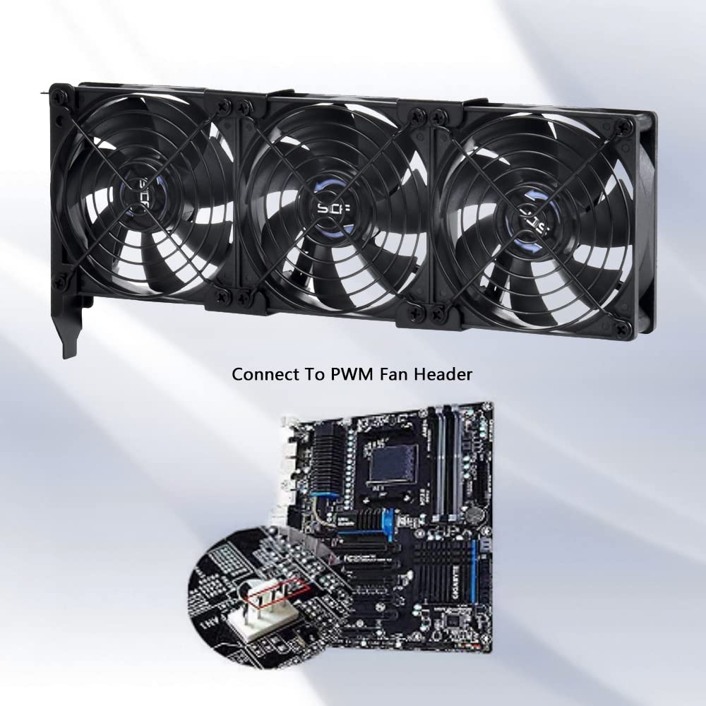 SCCCF SCCCF Dual 90mm Graphics Card Fans PCI Slot Video Card Cooler for Enhanced Cooling Performance - View 5 of 7