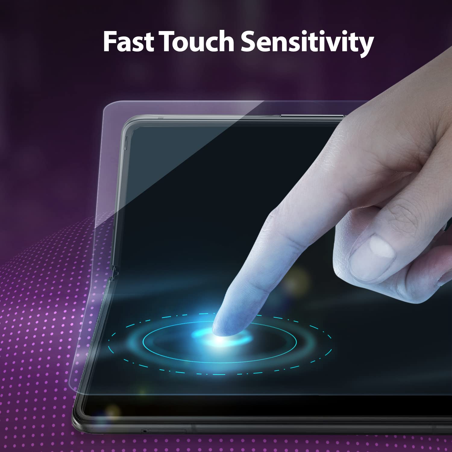 DOME GLASS DOME GLASS Whitestone GEN Film Screen Protector for Samsung Galaxy Z Fold 3 Anti Bubble HD Clear Hard Coated PET Film Screen Guard - View 7 of 7