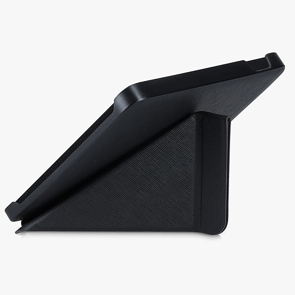 kwmobile KWMobile Origami Case for Kobo Libra 2 - Slim PU Leather Cover with Stand in Black - View 7 of 11