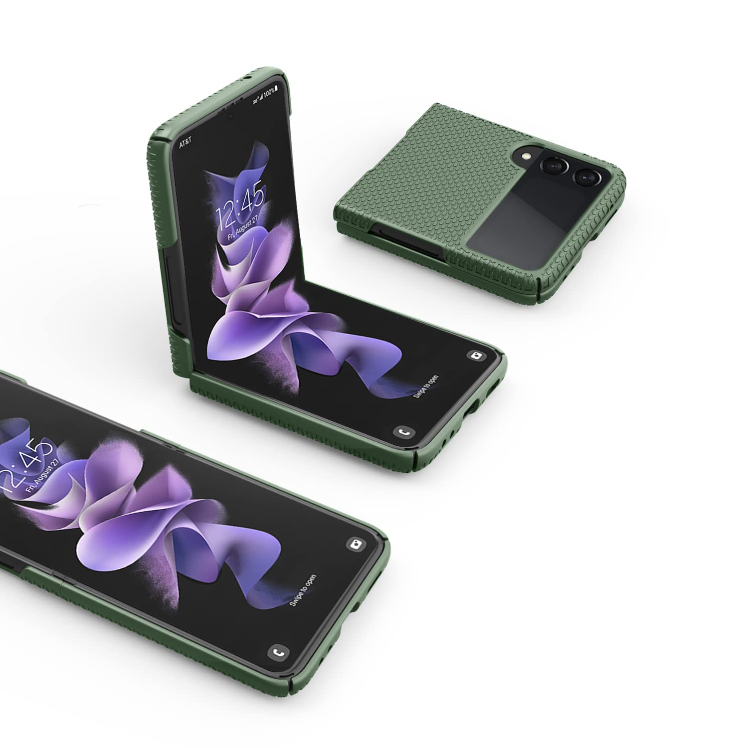 BELTRON Slim Fit Tough Case for Samsung Galaxy Z Flip 3 5G Hard Shell Cover Green 2021 Model - View 9 of 9