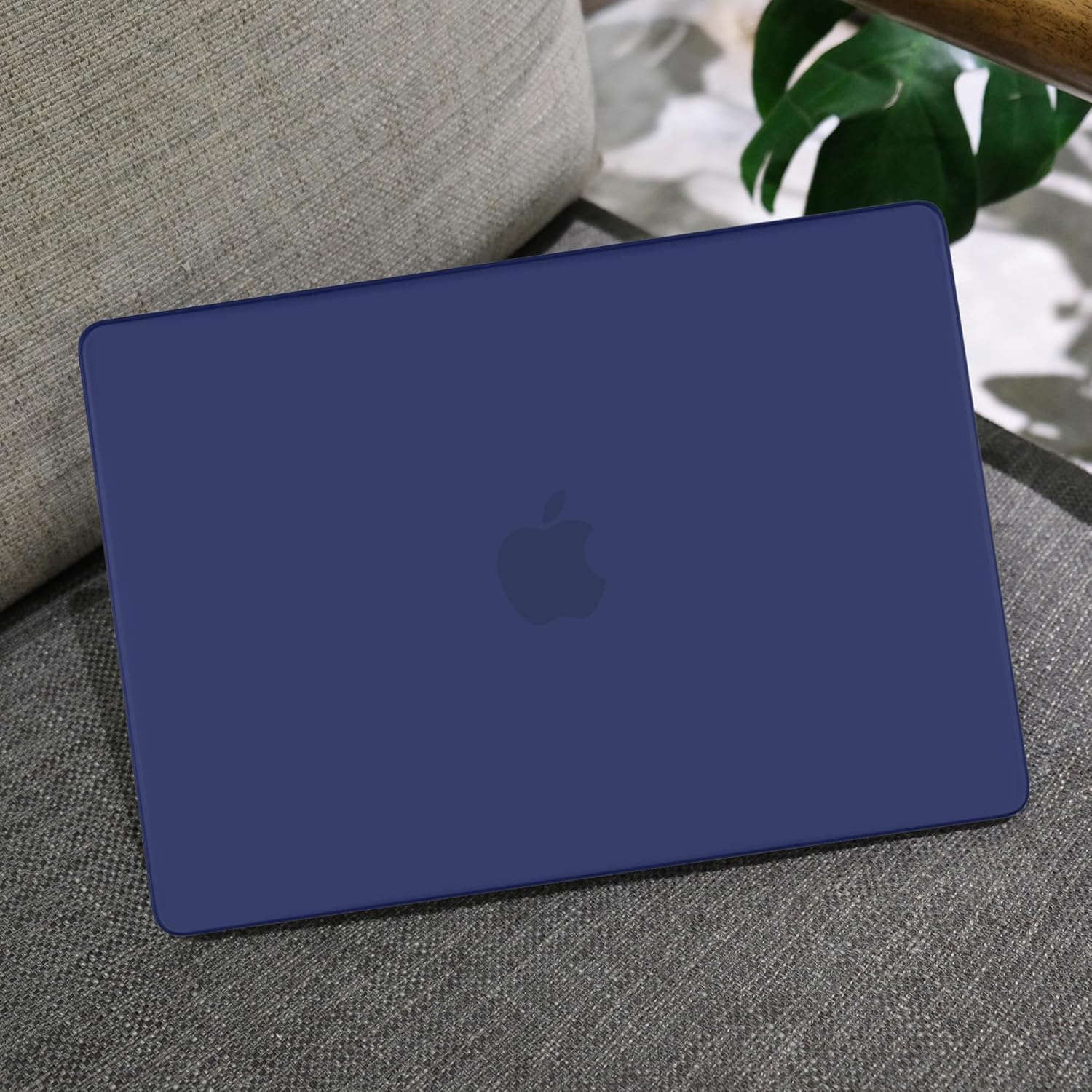MEEgoodo MEEgoodo MacBook Pro 16 inch Case 2024 2023 2021 Hard Shell with Keyboard Webcam Cover Matte Navy Blue Fit Model A3403 A3186 A2991 A2780 A2485 - View 6 of 9