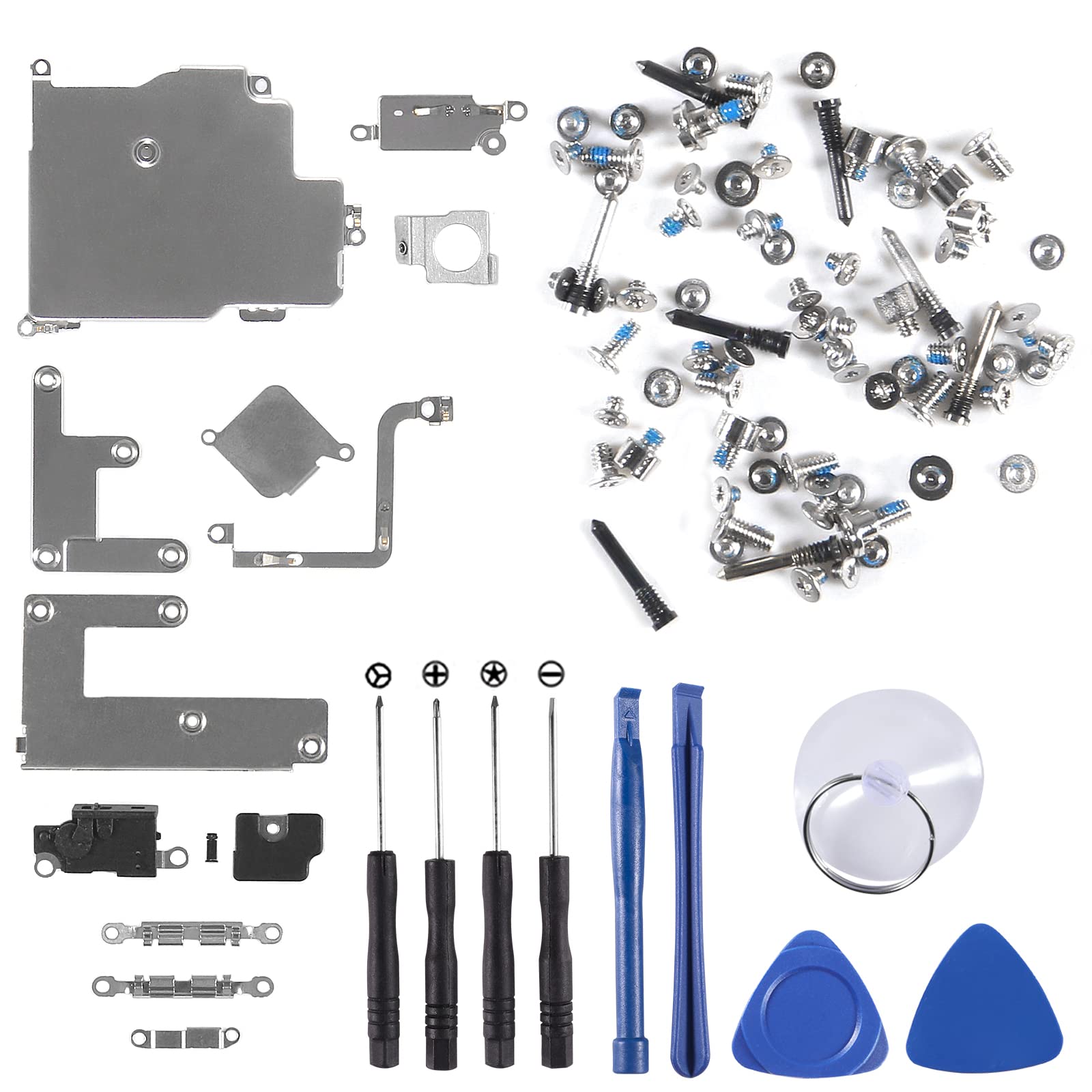 Atnsinc iPhone 12 Pro Max Inner Parts Replacement Kit: Bracket, Screws & Tools for Easy Repairs
